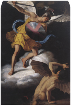 St. Michael and the Devil by Orazio Gentileschi