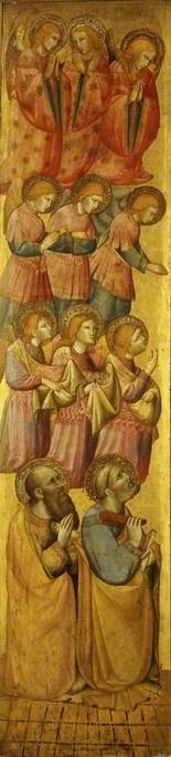 St Peter and St Paul with angels by Olivuccio di Ciccarello