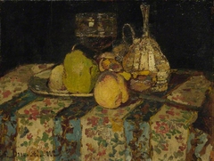 Still Life: Fruit by Adolphe Joseph Thomas Monticelli