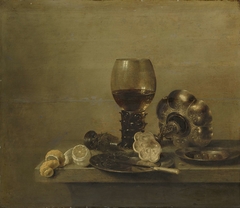 Still Life with a Broken Glass by Willem Claesz Heda