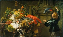Still Life with a Page by Jan Fyt