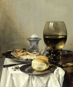 Still Life with a Salt by Pieter Claesz