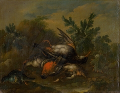 Still Life with Dead Birds by Philipp Ferdinand de Hamilton