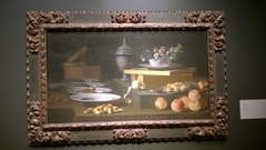 Still Life with Fruit and Spices by Evaristo Baschenis or Juan van der Hamen y León