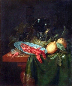 Still Life with Lobster by Pieter de Ring