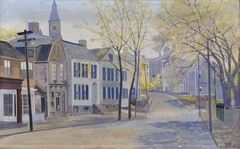 Street in Marblehead by Arthur L Kelley