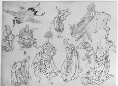 Studies of Figures by Anonymous