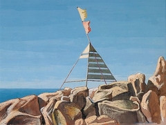 Study for Dampier by Jeffrey Smart