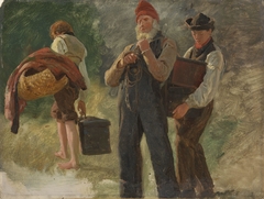 Study of carrying Farmers by Anders Askevold