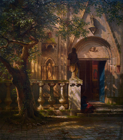 Sunlight and Shadow. by Albert Bierstadt