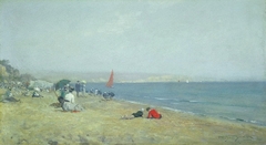 Sunny Sandown, Isle of Wight by Frederic Marlett Bell-Smith