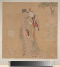 Tartar Officer with Blonde Lady by anonymous painter