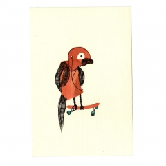 Teenager Skate Bird by Adalberto Camperos