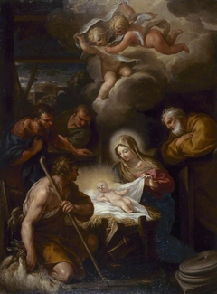 The Adoration of the Shepherds by Ciro Ferri