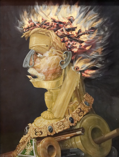 The allegory of Fire by Giuseppe Arcimboldo