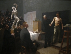 The Anatomy Class at the École des Beaux-Arts by François Sallé