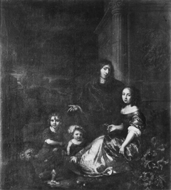 The Artist's Family Portrait by Caspar Netscher