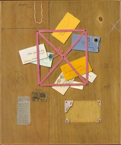 The Artist's Letter Rack by William Harnett