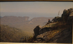 The Artist Sketching at Mount Desert, Maine by Sanford Robinson Gifford