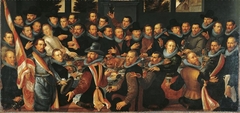 The Banquet of the St Adrian Militia Company in 1610 by Frans Pietersz de Grebber