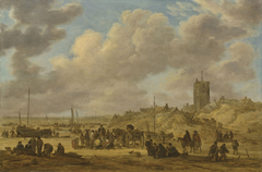 The beach at Egmond-aan-Zee by Jan van Goyen