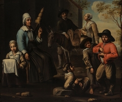 The bird's nest thieves by anonymous painter