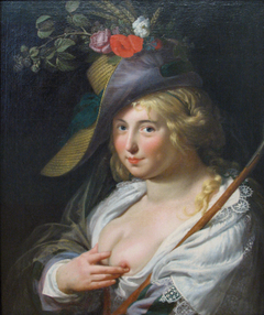 The blond shepherdess by Paulus Moreelse