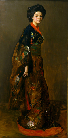 The Blue Kimono by Robert Henri