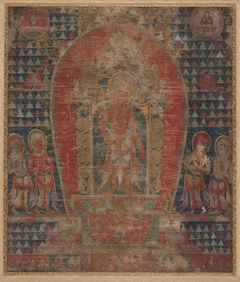 The Bodhisattva Avalokiteshvara and Four Taras by Unknown Artist