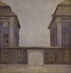 The Buildings of the Asiatic Company, seen from St. Annæ Street, Copenhagen by Vilhelm Hammershøi