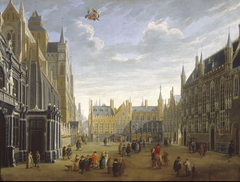 The Burg in Bruges by Jan Baptist van Meunincxhove