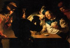 The Cardsharps by Gerard van Honthorst