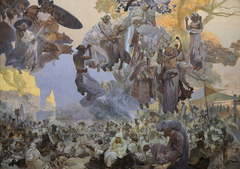 The Celebration of Svantovit in Rujana by Alphonse Maria Mucha