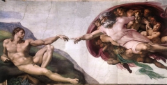 The Creation of Adam by Michelangelo