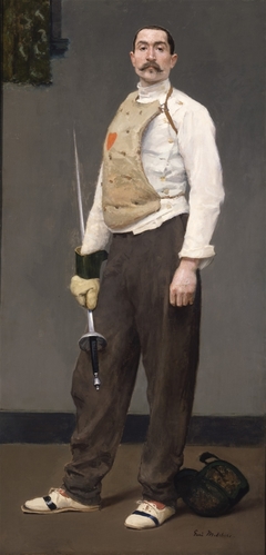 The Fencing Master by Gari Melchers