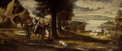 The Flight into Egypt by Unknown Venetian