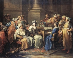 The Grand Turk Giving a Concert to his Mistress by Charles-André van Loo