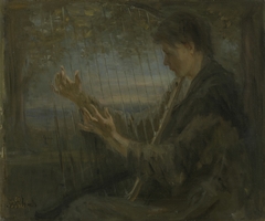 The harp by Jozef Israëls