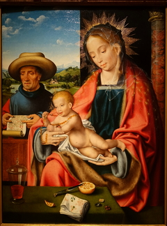 The Holy Family by Joos van Cleve