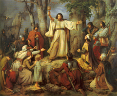 The Hussite Sermon by Karl Friedrich Lessing