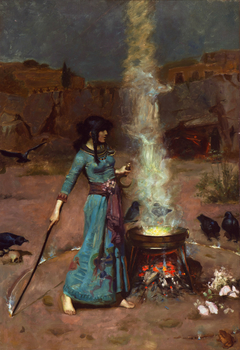 The Magic Circle by John William Waterhouse