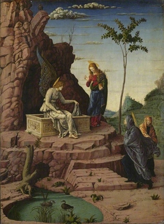 The Maries at the Sepulchre by Andrea Mantegna