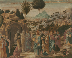 The Raising of Lazarus by Benozzo Gozzoli