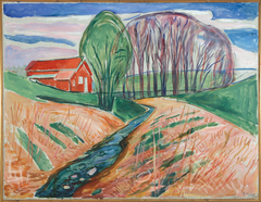 The Red House by Edvard Munch