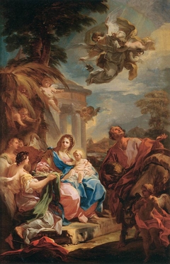 The Rest on the Flight into Egypt by Corrado Giaquinto