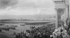 The Review on the Champ de Mars, 24 August 1855 by George Housman Thomas