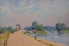 The Road to Hampton Court by Alfred Sisley