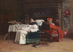 The Schism by Jehan Georges Vibert