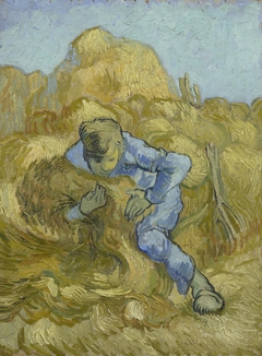 The Sheaf-Binder (after Millet) by Vincent van Gogh