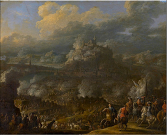 The siege of Koblenz by Turenne by Jan Baptist van der Meiren